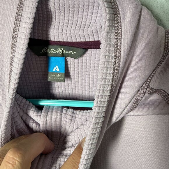 Eddie Bauer Purple 1/4 Zip Athletic Pullover Womens Medium Running Walking Gym - Picture 9 of 11